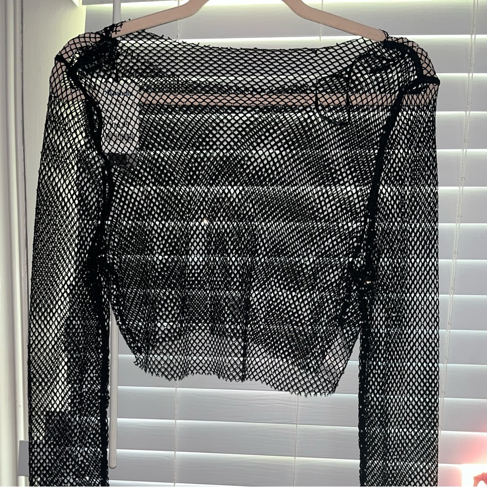 Sparkling Mesh Women's Top